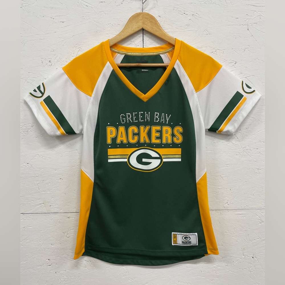 NFL Green Bay Packers Jersey, Bling, Fits S/M